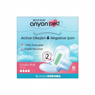 Besttem Anyon Ped (Gündüz) 8 Adet Besttem Anyon Ped (Gündüz) 8 Adet